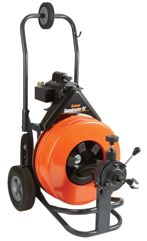 General Pipe Cleaners Speedrooter 92 cable drain cleaning machine